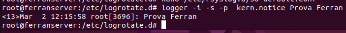 logger kern.notice Prova Ferran