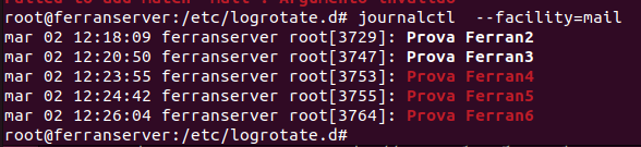 journalctl --facility=mail