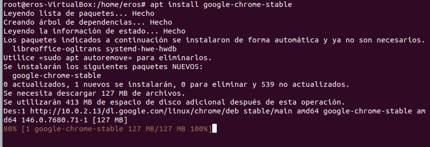 apt install google-chrome-stable des del mirror local